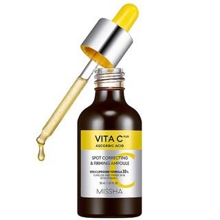 Антивозрастная сыворотка-ампула Missha Vita C Plus Spot Correcting & Firming Ampoule с витамином С 30ml - фото №9