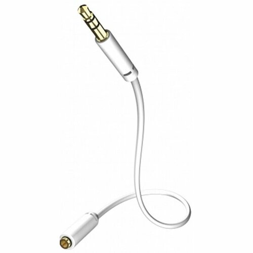 Кабель межблочный INAKUSTIK Star MP3 Audio Cable, (M-F),3.5 mm Phone plug (m)<>3.5 Phone plug (F), 5 м 2pc dc power male plug jack adapter 90 degree male dc power male plug jack adapter 90 degree male 5 5x2 1mm 5 5x2 5mm 4 8x1 7mm