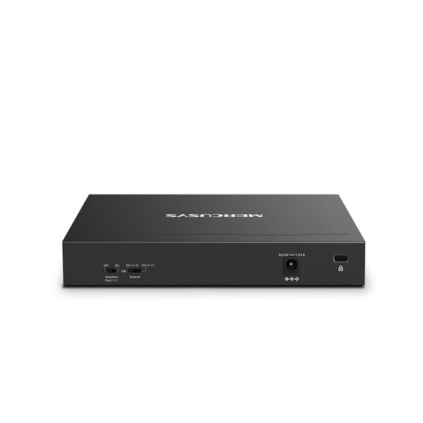 Mercusys MS108GP, настольный коммутатор с 8 гигабитными портами (7 портов PoE+) — фото 3