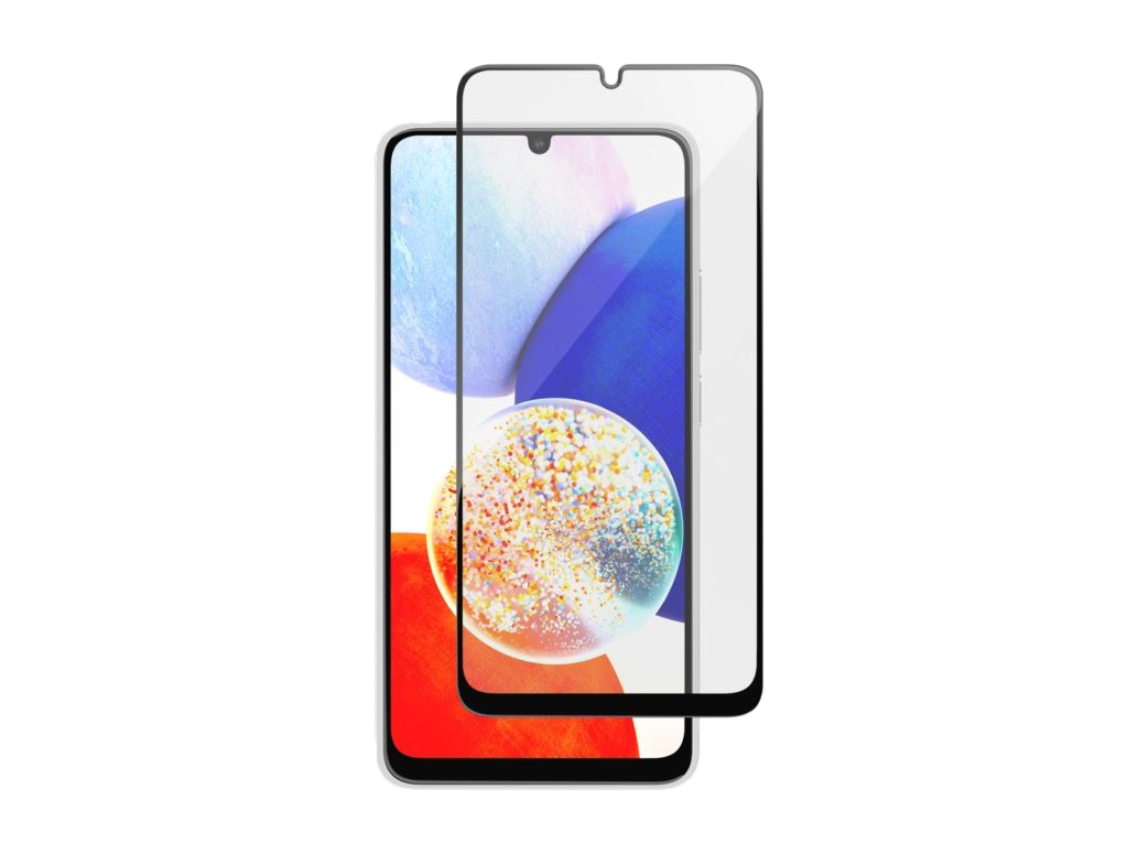 Защитное стекло VLP для Galaxy A24 чёрная рамка