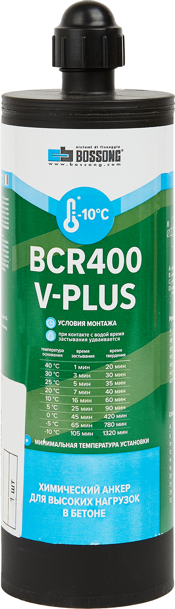 Анкер химический Партнер V-Plus CE 400 BCR универсальный