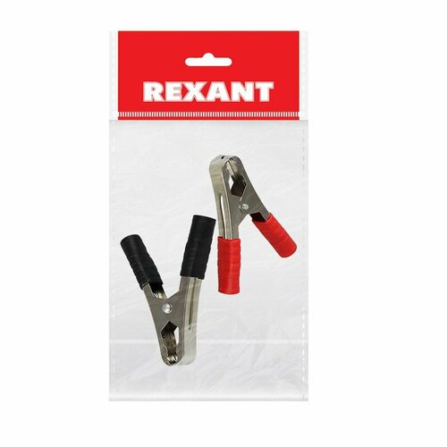 Зажим универсальный крокодил 105мм 100А (к-т 2шт) REXANT Rexant 16-0019-1-9