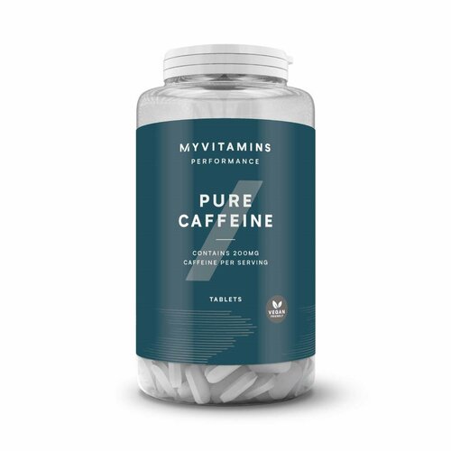 MyProtein Caffeine 200 мг, 200 таблеток кофеин 200 мг 120 капсул энергетик для тонуса спортивное питание caffeine