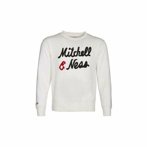 Свитшот Mitchell & Ness, размер XL, черный, красный