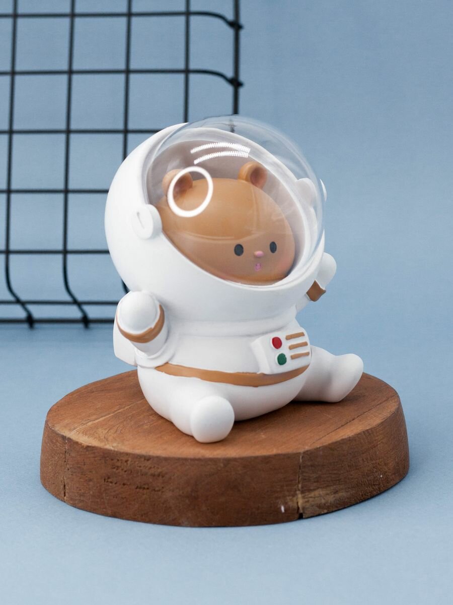 Ночник, светильник детский Hamster space suit white - фотография № 2