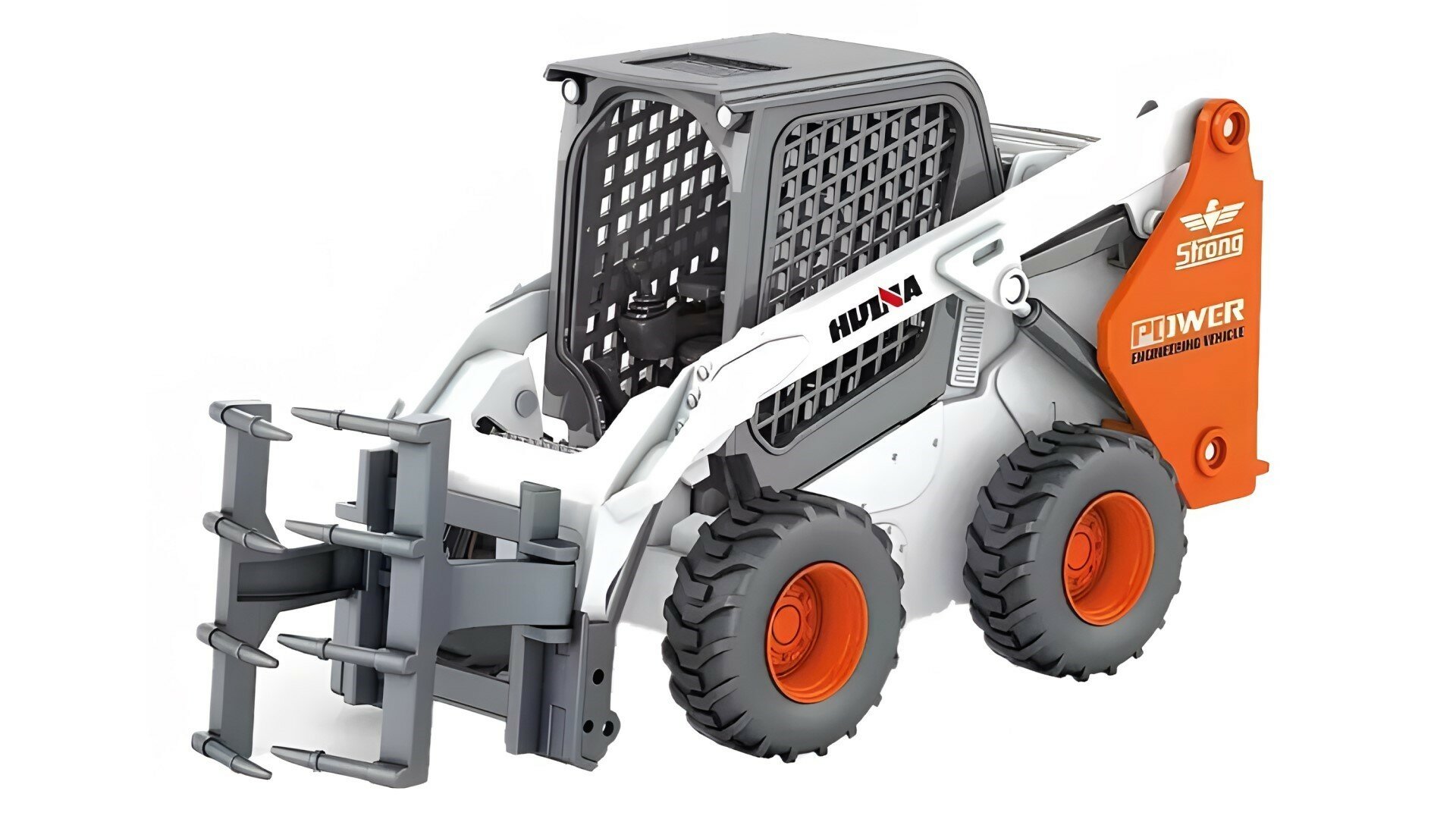 фото Металлический погрузчик с вертикальным захватом