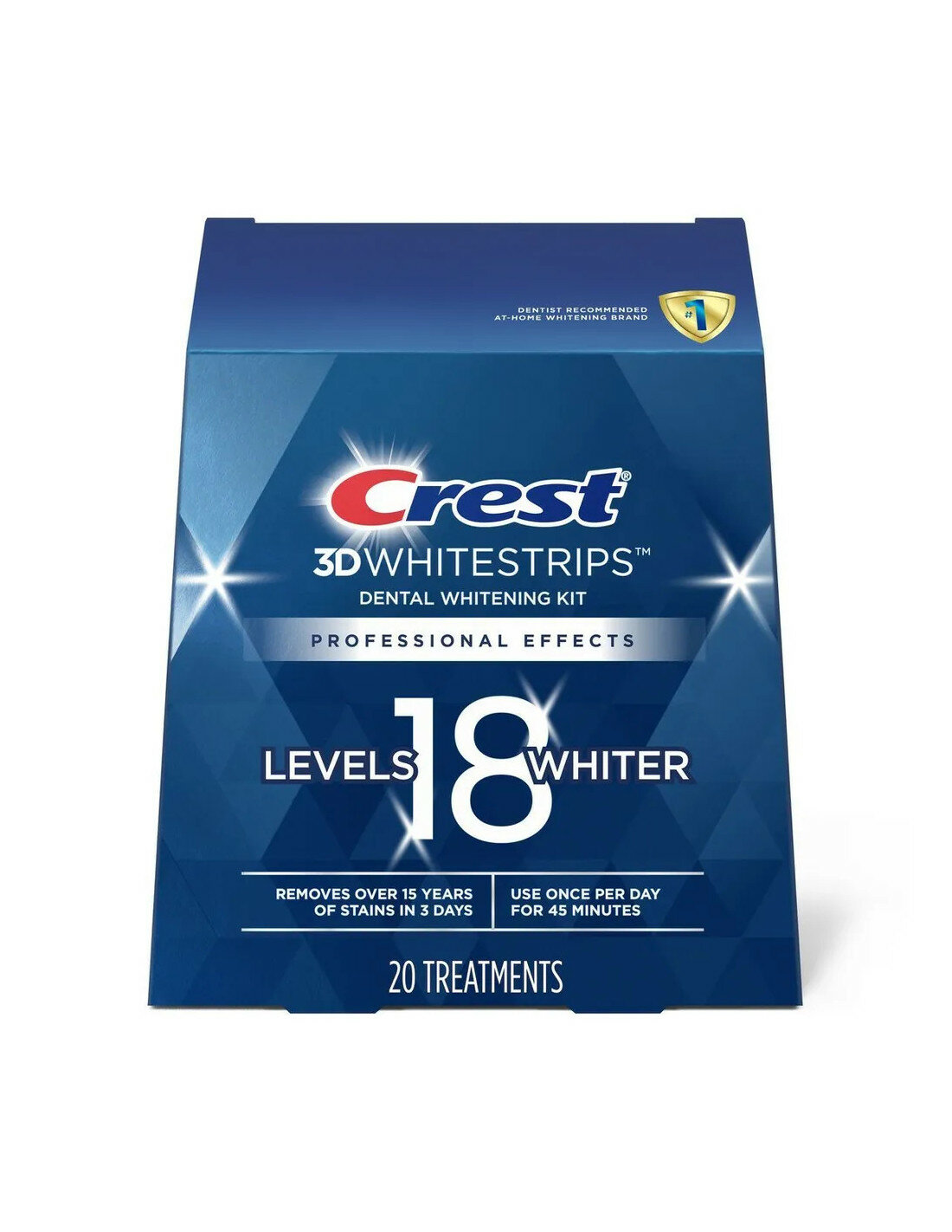 Crest 3D White Whitestrips Professional Effects 2023 Отбеливающие полоски 20 применений