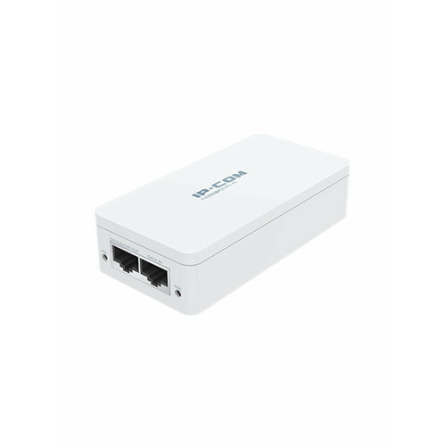 Инжектор IP-COM PSE30G-AT – 1*10/100/1000 (Data/PoE), 1*10/100/1000 (Data), 30W, CAT5/5e UTP или лучше, 1000Mbps