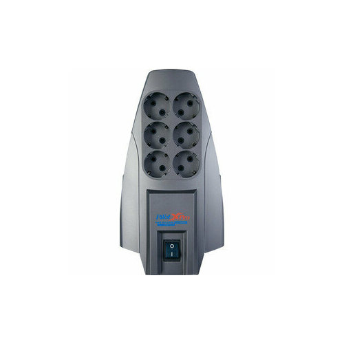 Сетевой фильтр Pilot X-Pro (10 м, 6 розеток) сетевой фильтр pilot pro 5 розеток с заземлением 1 розетка без заземления 1 8 м 2200 вт цвет серый черный