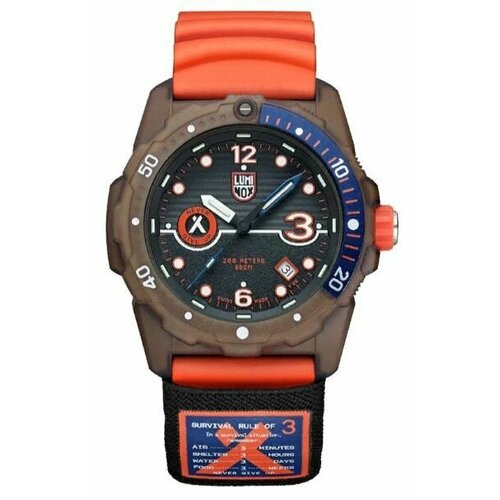 Наручные часы Luminox XB.3729.ECO, черный, оранжевый