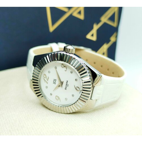фото Наручные часы silvana sr32qsc32cb, белый