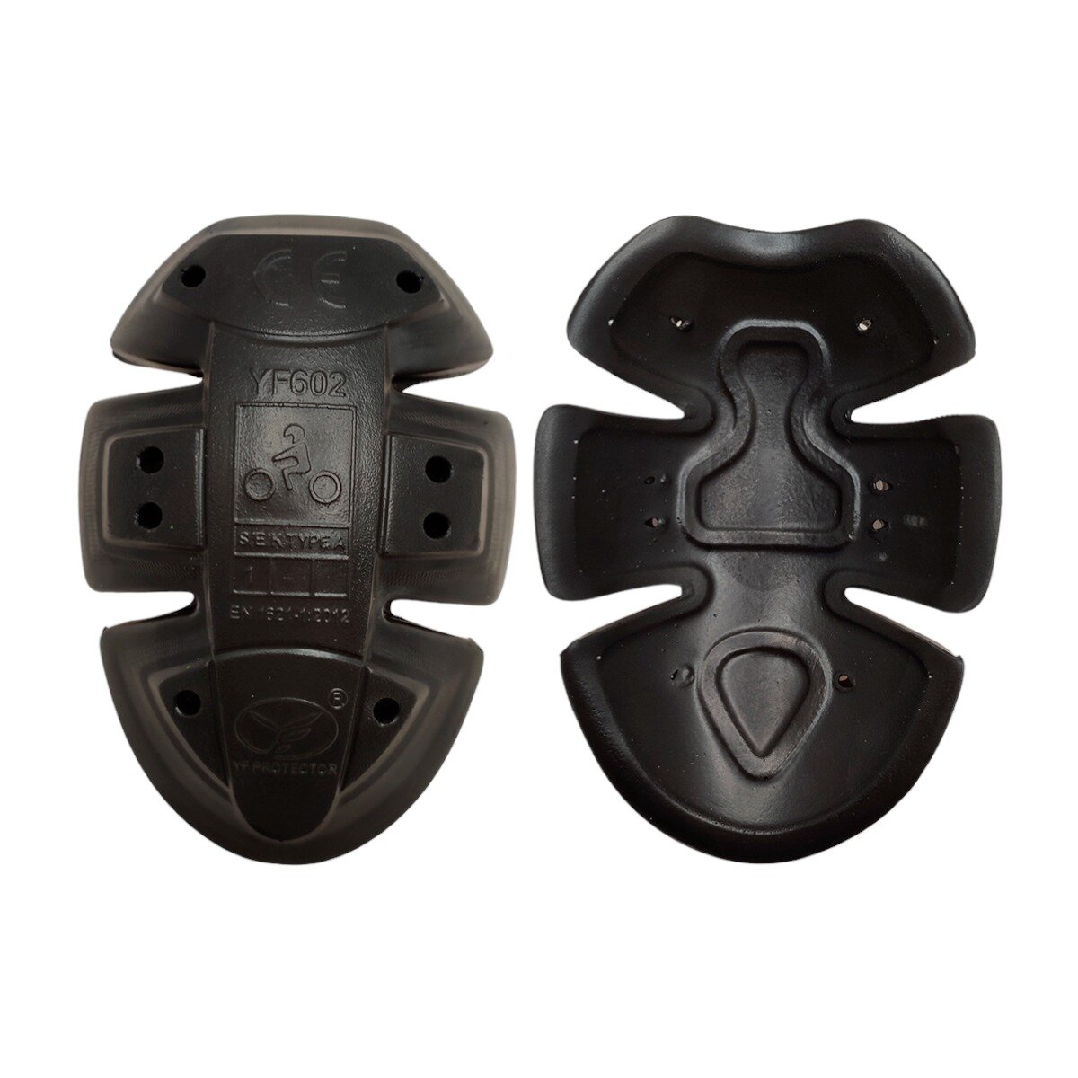 Защитные вставки локтя коленей плеч YF602 Level 1 черные
