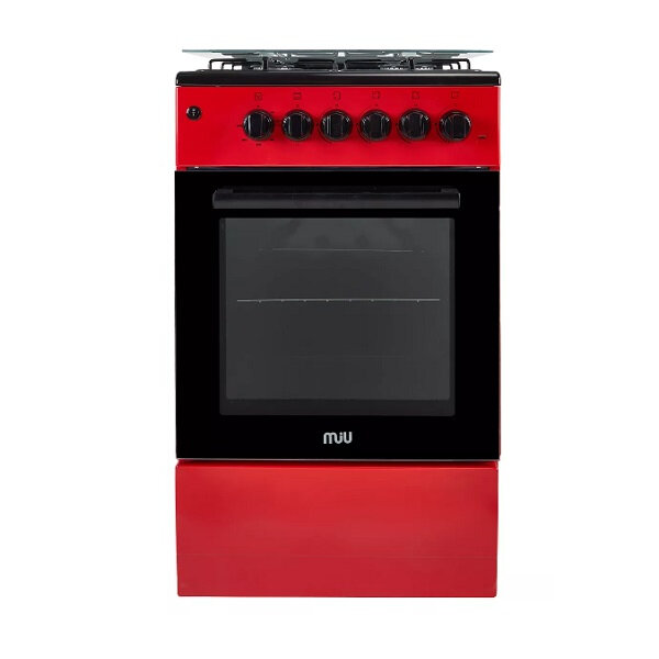 Кухонная плита MIU 5011 ERP с электродуховкой (красная)