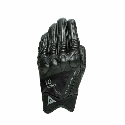Мотоперчатки мужские кожаные короткие Dainese X-RIDE GLOVES Black/Black, L