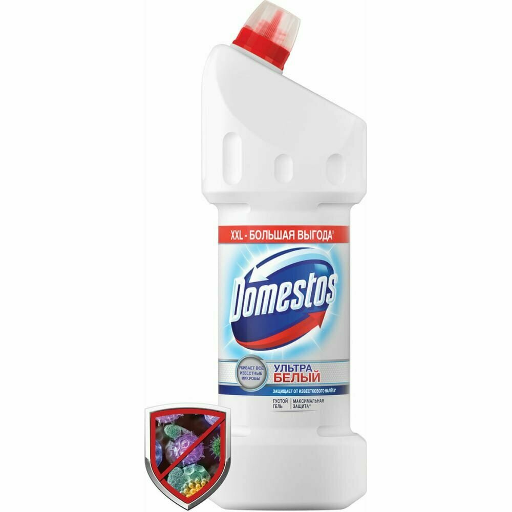 Средство для уборки туалета DOMESTOS Эксперт сила 7 Ультра