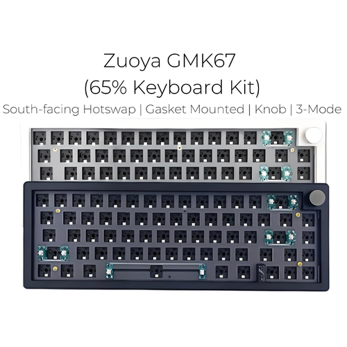 База для механической клавиатуры GMK67 белая беспроводная клавиатура 449000₽