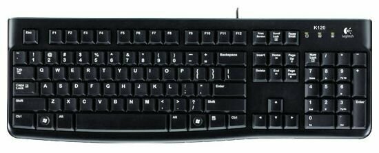 Клавиатура Logitech K120 Black OEM (920-002522)