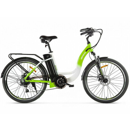 Электровелосипед Eltreco White год 2024 цвет Белый-Зеленый 8190000₽