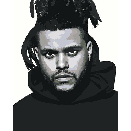 Картина по номерам на холсте The Weeknd Викенд 5 40х50