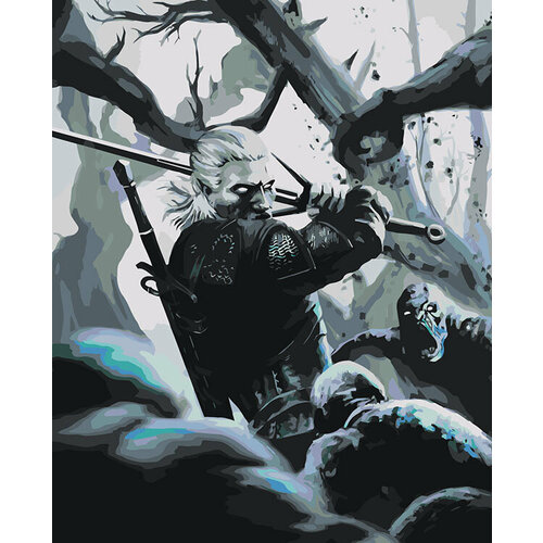 Картина по номерам Ведьмак 3 Witcher фэнтези Геральт 40x50 картина по номерам ведьмак геральт из ривии 5 40x50 см живопись по номерам