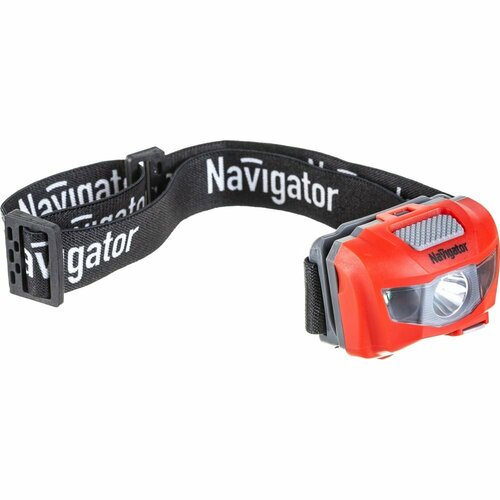 фото Фонарь navigator, npt-h16-accu, налобный, 1cree, led, 3вт, 4 режима, li-pol 0,6ач 14037