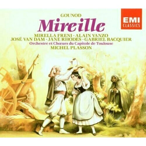 AUDIO CD Gounod. Mireille. Freni. Vanzo. Van Damm. Bacquier. Plasson audio cd mireille mathieu magnifique mireille mathieu 2 cd