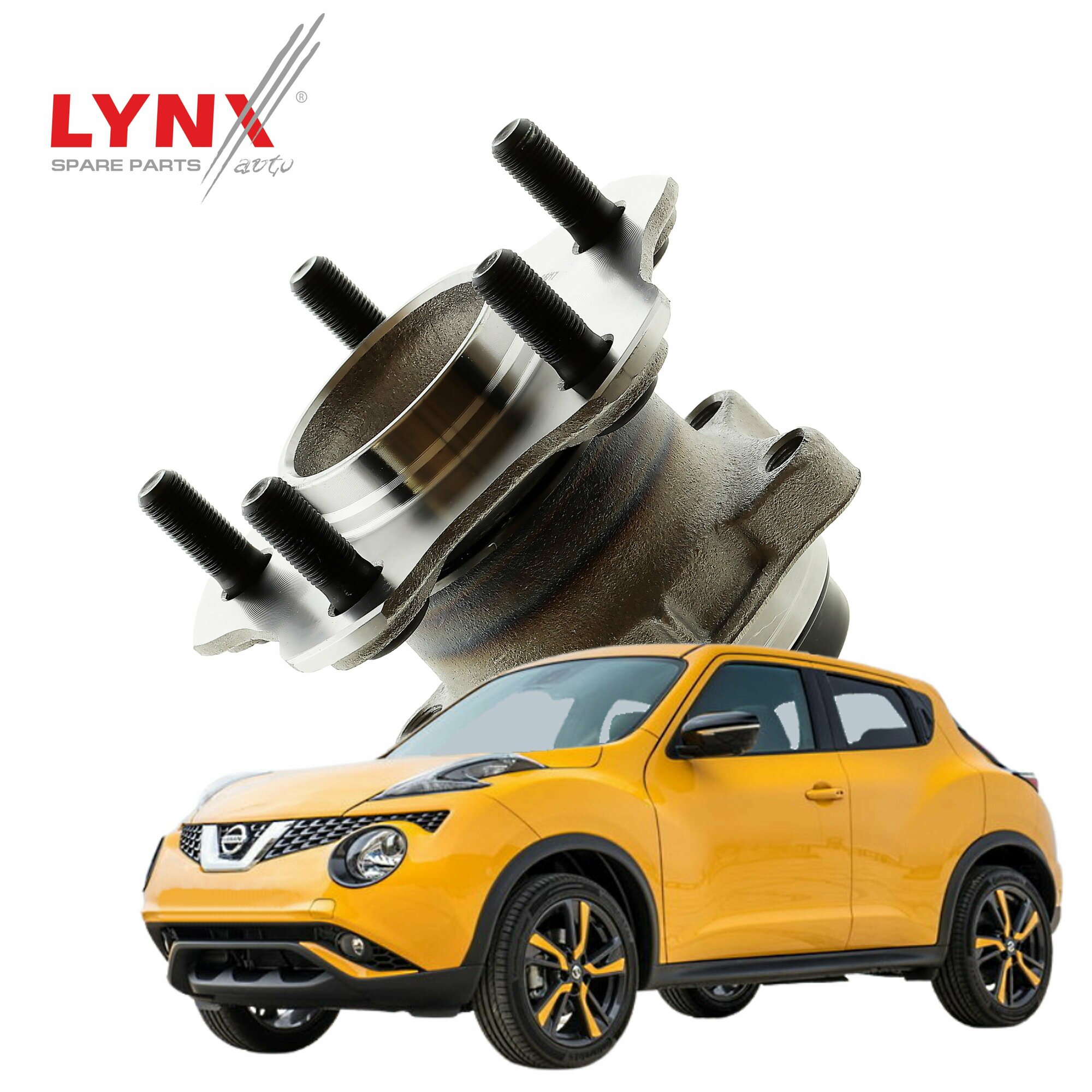 Ступица колеса Nissan Juke (1) / Ниссан Жук 2010 2011 2012 2013 2014 2015 2016 2017 2018 2019 2020 / задняя, 1шт, LYNXauto