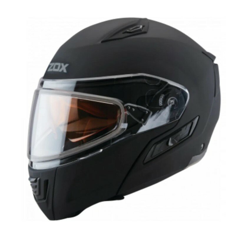 Zox Шлем снегоходный Condor, стекло с электроподогревом Черный/Матовый M