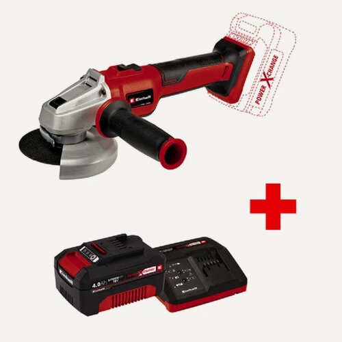 Изображение товара Шлифмашина УШМ аккумуляторная AXXIO 18/125 Q + Starter Kit 4.0 Einhell, 4431151SET