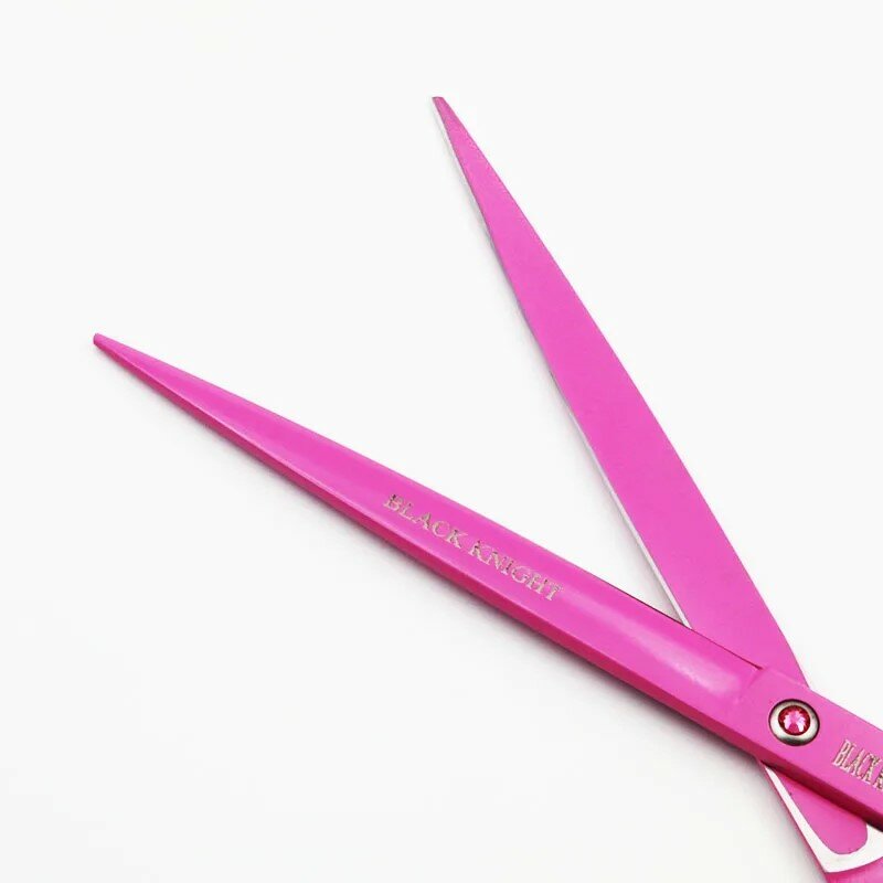 Ножницы прямые для стрижки собак VICMOVE 9" 22,5 см розовые - фотография № 5
