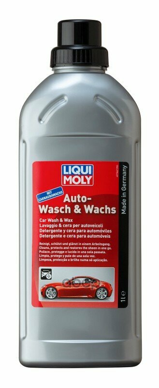 Liquimoly Auto-Wasch&Wachs 1L_автошампунь С Воском ! LIQUI MOLY арт. 1542