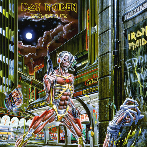 Iron Maiden Somewhere In Time LP iron maiden somewhere back in time the best of 1980 1989 picture disc