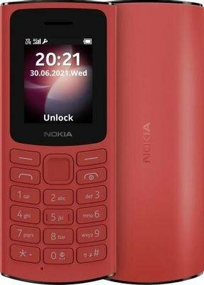Мобильный телефон NOKIA 105 (TA-1557 )DS EAC 0.048 красный