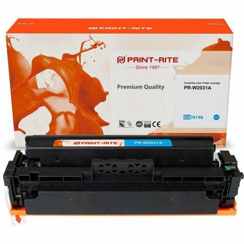 Картридж для лазерного принтера Print-Rite TFHBKPCPU1J PR-W2031A картридж ds 415a w2031a голубой без чипа