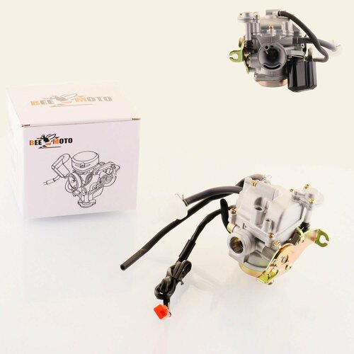 Карбюратор 4T GY6 80 D-18мм 139QMB/139QMA (+топливный фильтр)