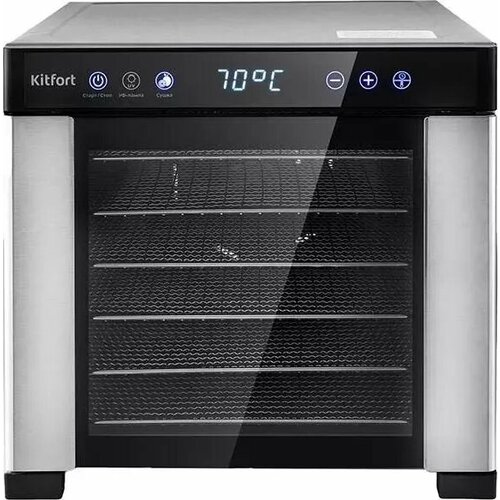 Сушилка для овощей и фруктов Kitfort KT-1916 черный 1955200₽