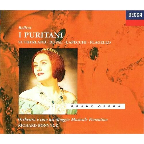 Audio CD Bellini: I Puritani. Sutherland, Duval, Capecchi, Bonynge (3 CD)