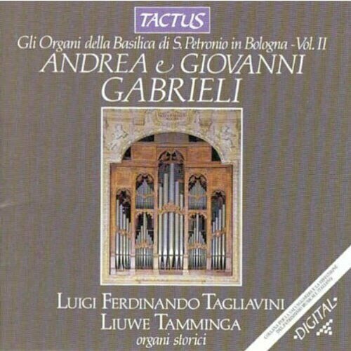 AUDIO CD Andrea Gabrieli Giovanni Gabrieli Luigi Ferdinando Tagliavini Liuwe Tamminga - Organ Music 1 CD 13249₽