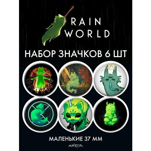 фото Значки на рюкзак rain world anikoya