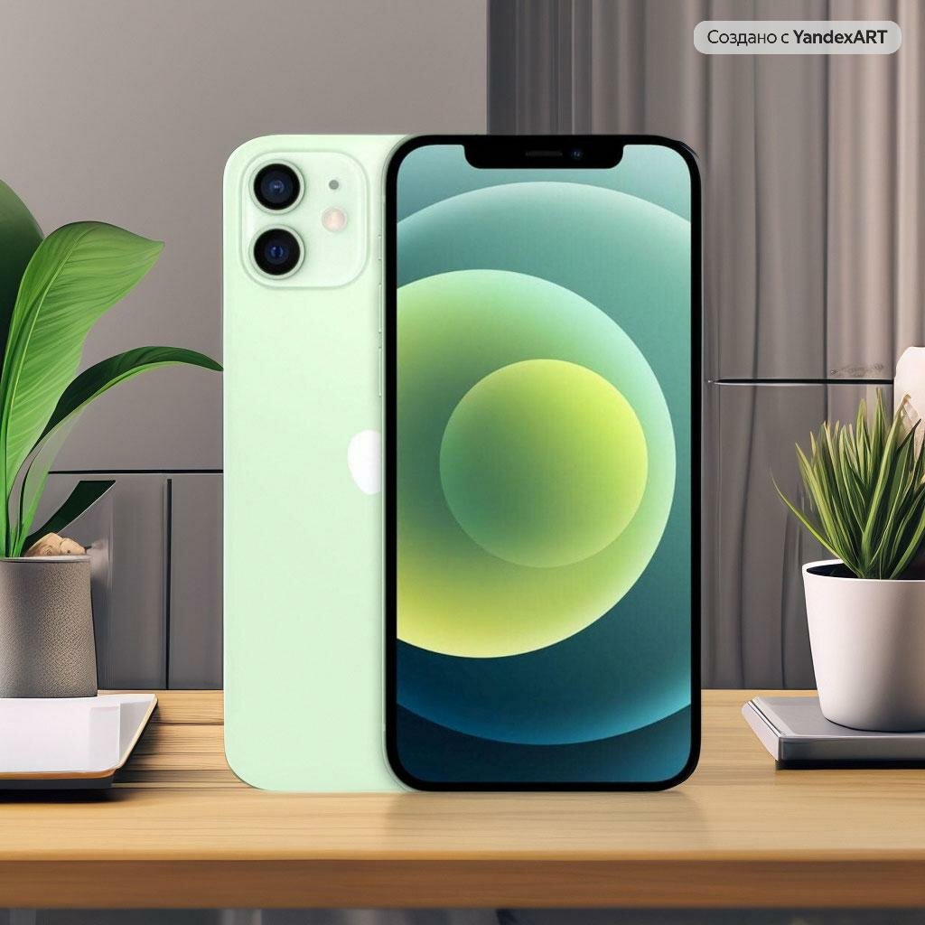 Смартфон Apple iPhone 12 256 ГБ, Dual nano SIM, зеленый
