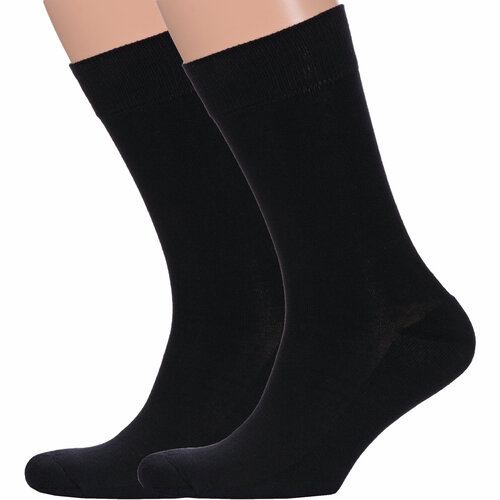 Носки PARA socks, 2 пары, размер 27-29, черный