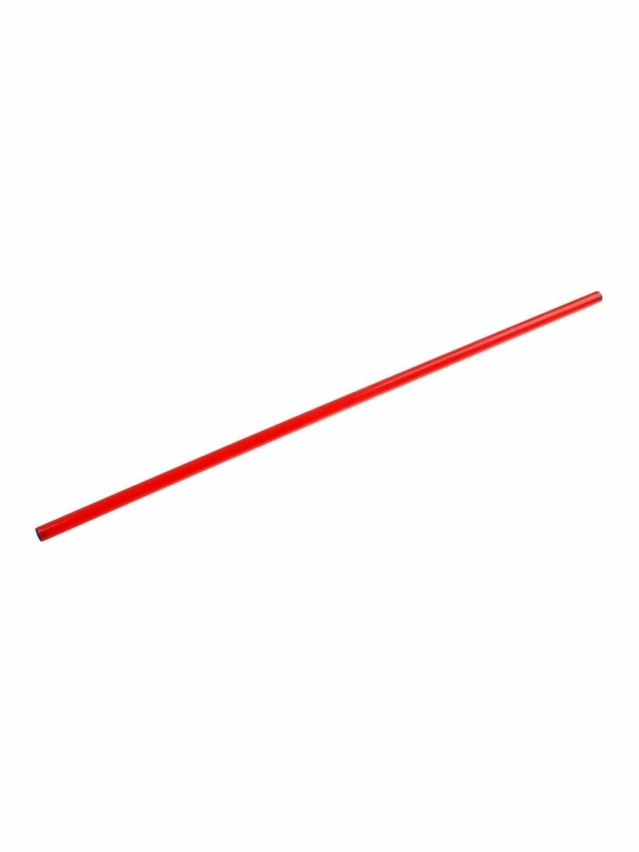 Палка гимнастическая для ЛФК пластиковая Estafit, длина 90 см, красный
