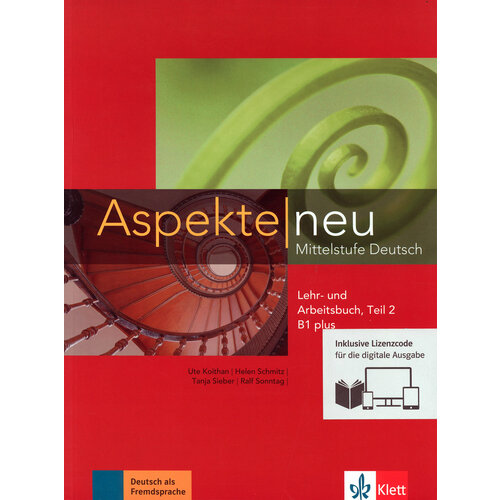 Aspekte neu. B1+. Lehr- und Arbeitsbuch mit Audios inklusive Lizenzcode BlinkLearning. Teil 2 (+CD) | Koithan Ute