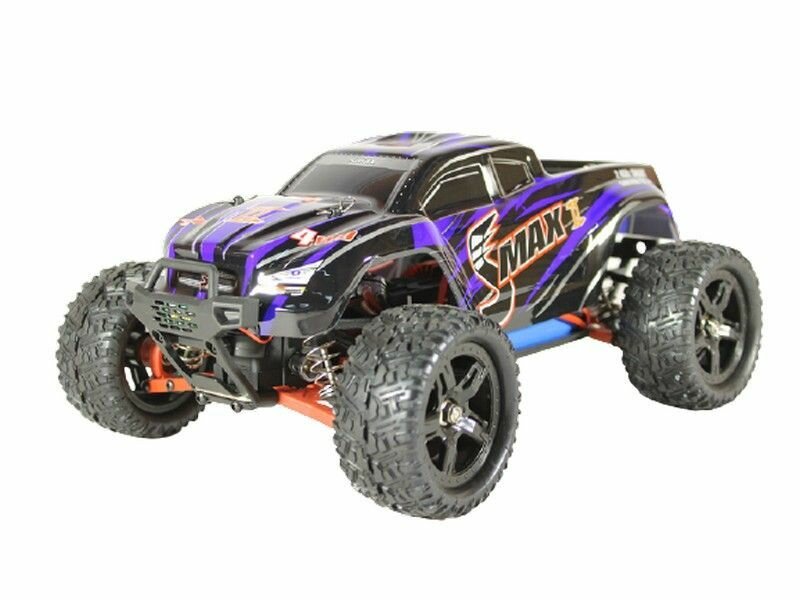 Радиоуправляемый монстр Remo Hobby SMAX Brushless UPGRADE V2.0 RTR масштаб 1:16 2.4G - RH1635UPGV2-BLUE