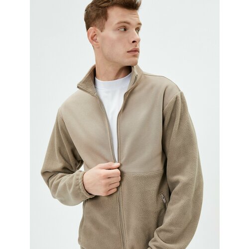 фото Толстовка koton, размер m, коричневый