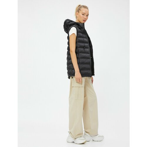 фото Жилет koton, размер 34, черный