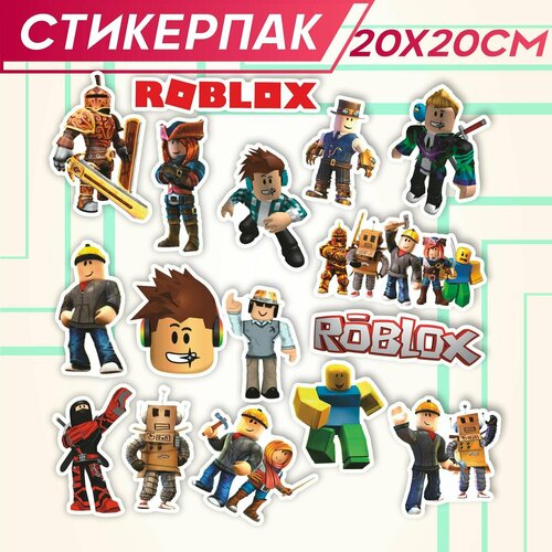 Стикеры наклейки на телефон Роблокс Roblox