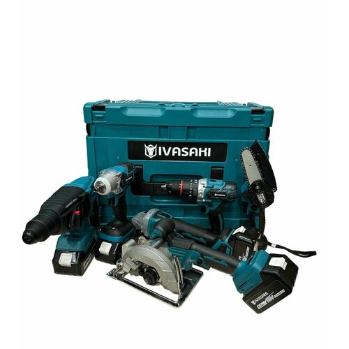 Набор аккумуляторного электроинструмента 6в1