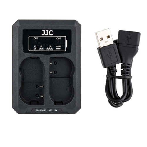 Зарядное устройство JJC DCH-ENEL15 USB (for Nikon EN-EL15/EN-EL15a/EN-EL15b Battery)