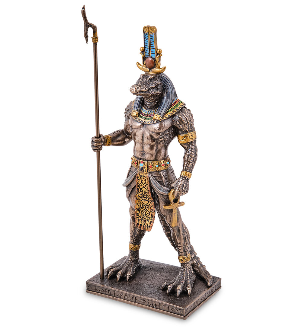 фото WS-1236 Статуэтка "Себек - древнеегипетский бог воды и разлива Нила"